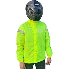 SHC4200 Scudo Peru Sarı Üst Motosiklet Yağmurluğu