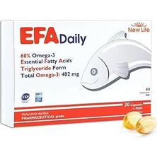 SHC4200 New Life Efa Daily 30 Balık Yağı Kapsülü - 402MG OMEGA3-221MG Epa - 147MG Dha