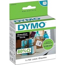 SHC4200 Dymo S0929120, Lw Çok Amaçlı Kare Etiket, (25X25 Mm) 750 Etiket/paket