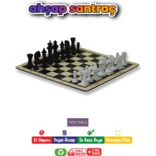 Feyza Design Ahşap Satranç Takımı Zeka Oyunu Kutulu - Eğlence ve Strateji