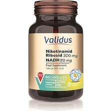 SHC4200 Validus Nikotinamid Ribosid 300 + Nadh 20 30 Capsules
