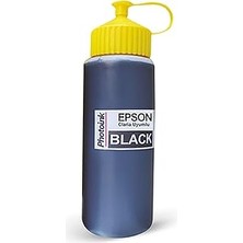 SHC4200 Photoink Epson T6641 Claria &amp;l Serisi Yazıcı Uyumlu 500 ml Akıllı Siyah Mürekkep L100/110/200/2