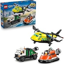 SHC4200 City Uçak, Servis Kamyonu Hoverkraft Karışımı 60505 – 7 Yaş Üzeri Çocuklar Için Servis Şofö