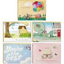 SHC4200 Hallmark Paper Wonder Pop Up Birthday Card Çeşitleri (Envelopeli 5 Kart)