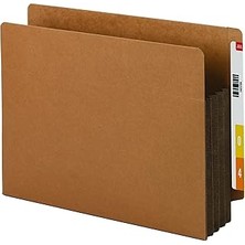 SHC4200 Smead Uç Sekmesi Cebi, Güçlendirilmiş Düz Kesim Tab, 3-1/2 Inç Genişletme, Ekstra Geniş Harf Boyutu