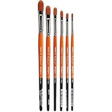 SHC4200 Kingart Radiant 6500 Filbert Serisi Altın Sentetik Fırçalar, Akrilik, Yağlı Boya Suluboy