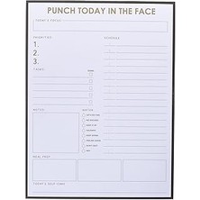 SHC4200 Graphique Punch Today Yapılacaklar Listesi Not Defteri | 150 Yırtılabilir Sayfa | Görev Planlayıcı