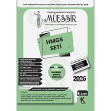 Kuram Kitap Müessir Adli Hakimlik + Hmgs Çıkmış Soru Bankası Set