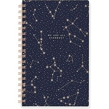 SHC4200 Fringe Studio Püsküllü Imza Spiral Defter, 160 Çizgili Sayfa, 16 x 22 Cm, Yıldız Sanatı (896048)