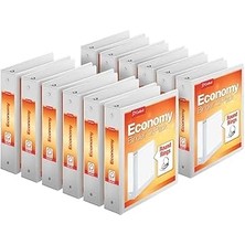 SHC4200 Cardinal Ekonomi 3 Halkalı Bağlayıcılar, 5 Cm, Yuvarlak Halkalar, 475 Yaprak Tutar, Clearvue Sunum