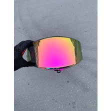 Vizör Dükkanı K6-K6S Uyumlu Pembe Vizör