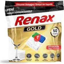 SHC4200 Renax Gold Bulaşık Makinesi Kapsül Deterjanı 50 Adet