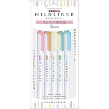 SHC4200 Zebra Mildliner Işaretleme Kalemi 5c-N Set