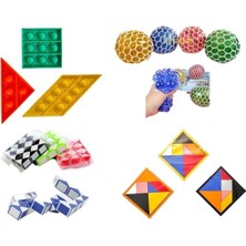 Feyza Design 4'lü Zeka ve Eğlence Seti - Çocuklar Için Eğitici Oyunlar