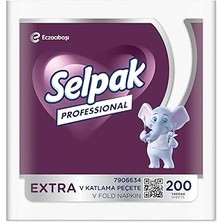 SHC4200 Selpak Prof Ekstra 200X24 V Kat.peçete