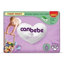 SHC4200 Canbebe Fırsat Paketi Bebek Bezi, Extra Large 32'li