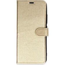 Epilons Mey Ithalat® Iphone Xs Max Trend S Plus Kapaklı Kılıf - Gold