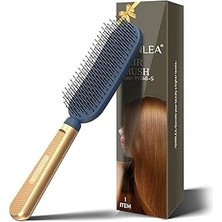 SHC4200 Shinlea Ince Saç Fırçası, Altın Saplı, Çift Naylon Kıllı