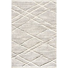 Has 1950 Zerafet 192204 Gri - Dinamik Hatlara Sahip Modern Gri Halı