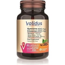 SHC4200 Validus Gymnema Sylvestre 400 + Cinnamon 300 90 Capsules
