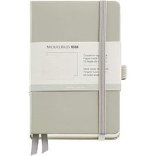 SHC4200 Miquelrius Defter Mr 90X140 Kareli W/elastik Gri