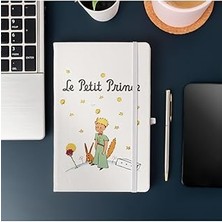 SHC4200 Hediyesepeti Küçük Prens Tasarımlı Çizgili Not Defteri 13 cm x 21 cm Ölçülerinde, 100 Yaprak