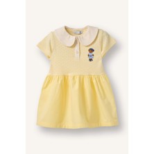 DeFacto Ayıcıklı Kısa Kollu Elbise Kız Bebek H3252A526SM