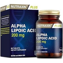 SHC4200 Nutraxin Alpha Lipoik Asit 200 Içeren Edici Gıda (1 x 60 Kapsül)