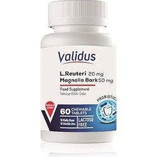 SHC4200 Validus Dental Probiotic Magnolia Bark Extract 60 Chewable Tablets