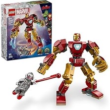 SHC4200 Iron Man Robotu, Ultron’a Karşı 76307-6 Yaş Üzeri Süper Kahraman Sevenler Için Yarat