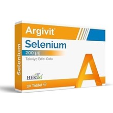 SHC4200 Argivit Selenium, Selenyum Içeren Edici Gıda 30 Tablet