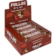 SHC4200 Fellas Meyve Bar, Karışık Kuruyemişli Kakaolu, 40GR x 12 Adet