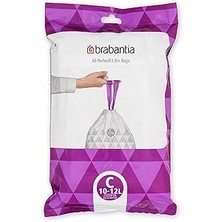 SHC4200 Brabantia Perfectfit Torbası, Dağıtıcı Paket (Code C – 10 L/12 L), Çekme Bantlı Ekstra Güçlü Çö