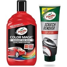 SHC4200 Gojo Turtle Wax Renkli Cila Kırmızı + Ince Çizik Pasta 100 ml