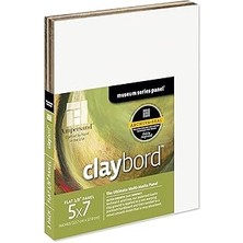 SHC4200 Ampersand Supply Ahşap Boyama Paneli: Müze Serisi Klaybord, 1/8 Inç Derinlik 3 Parça