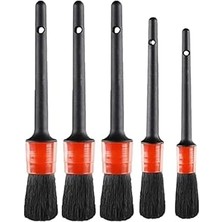 SHC4200 5’li Araç Temizlik Fırçası Seti – Farklı Boylarda Çok Amaçlı Detay | Hava Kanalı, Gösterge, K