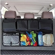 SHC4200 Araç 8 Cepli Bagaj Düzenleyici Organizatör Eşya Piknik Malzemeleri Çantası 0044-1AD