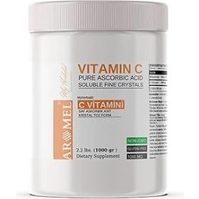 SHC4200 Aromel C Vitamini 1 kg Askorbik Asit Avrupa, Ekstra Saf Yenilebilir Toz Form