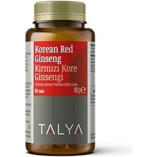 SHC4200 Talya Kırmızı Kore Ginsengi Ekstresi Içeren Edici Gıda - 60 Tablet - Kırmızı Kore Ginsengi