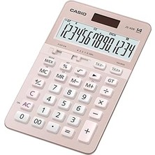 SHC4200 JS-40B-PK Pembe Profesyonel 14 Hane Masa Üstü Hesap Makinesi
