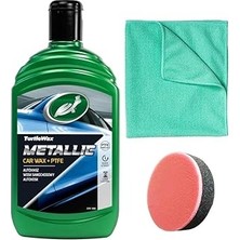 SHC4200 Turtle Wax Meta'lik Ptfe Katkılı Teflon Sıvı Cila 500 Ml, Sünger, Bez