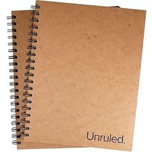 SHC4200 Çizgisiz Karartma Defteri, 20 x 25 Cm: Spiral Ciltli Siyah Kağıt Defter, 55 Sayfa, Geri Dönüştürülm