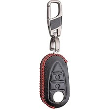 SHC4200 Alisveristime (Alfa Romeo ile Uyumlu Giulietta, Mito, 159) Deri Anahtar Kılıfı
