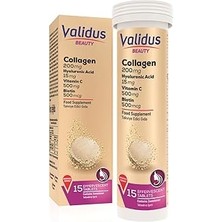 SHC4200 Validus Collagen Beauty 15 Effervescent Tablets