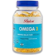 SHC4200 Balen 3 Norveç Balık Yağı (Trigliserid) 1380 MG*100 Yumuşak Kapsül