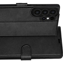 Epilons Mey Ithalat® Samsung Galaxy S26 Ultra Trend S Plus Kapaklı Kılıf - Siyah