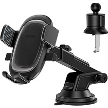 SHC4200 Ultracontrol Serisi Clamp-Type Araç Içi Telefon Tutucu Set Cluster, Siyah