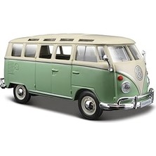 SHC4200 Maisto 1/25 Volkswagen Van Samba Yeşil Model Araba