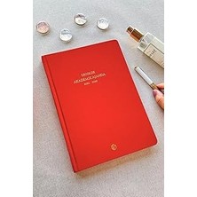 SHC4200 Le Color Keten Akademik Ajanda Limited Edition 17X24 Ciltli 24/25 Kırmızı