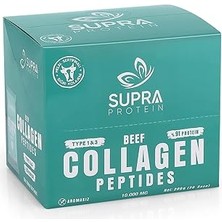 SHC4200 Supra Beef Collagen 28 Saşe- Hidrolize Kolajen Peptidleri, Toz Form, Ti̇p 1 &amp;3, Aromasız